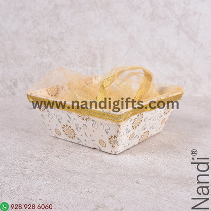 Square Hamper 4x4 Assorted Prints