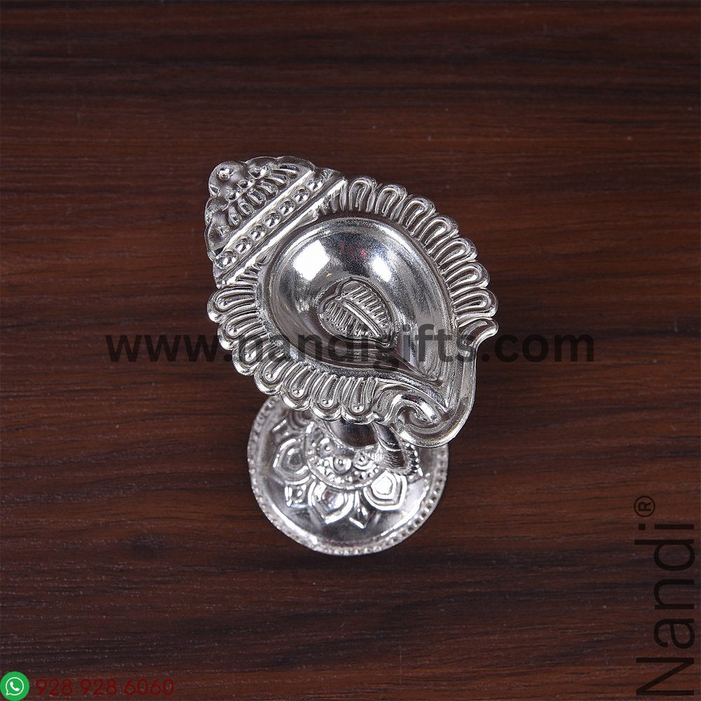 GSB Peacock Panchmuki-Leaf Diya Assorted