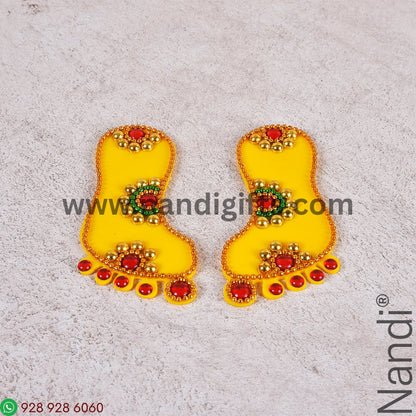 Acrylic Lakshmi Padam Decorated