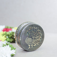 Golden oxidized Peacock Box