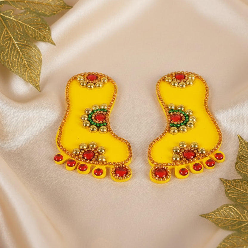 Acrylic Lakshmi Padam Decorated