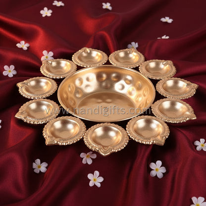 Diya urli Mini - 10 Diya