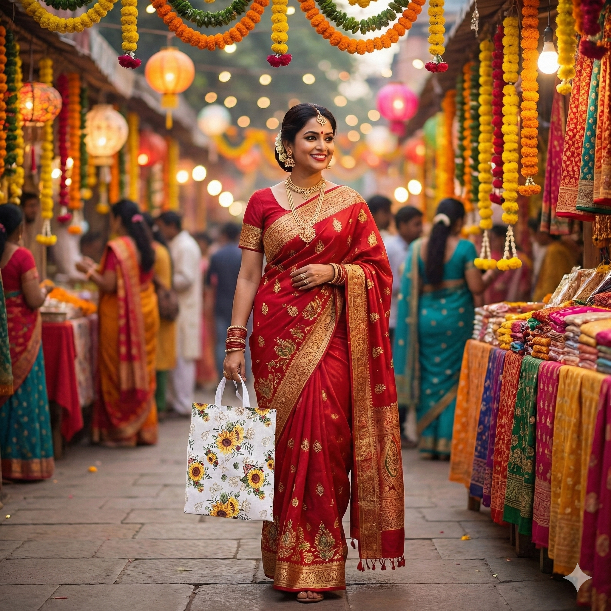 Sun Flower 13X14 Box Bag