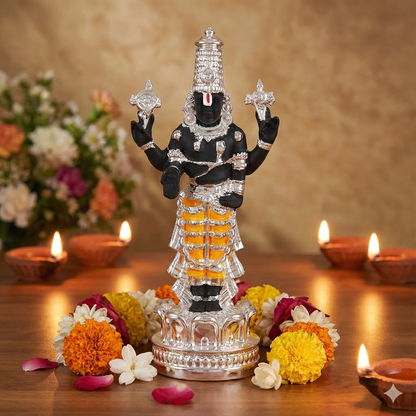 Silver Plated Balaji Black 5