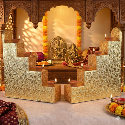 Diya Steps Golden Pair