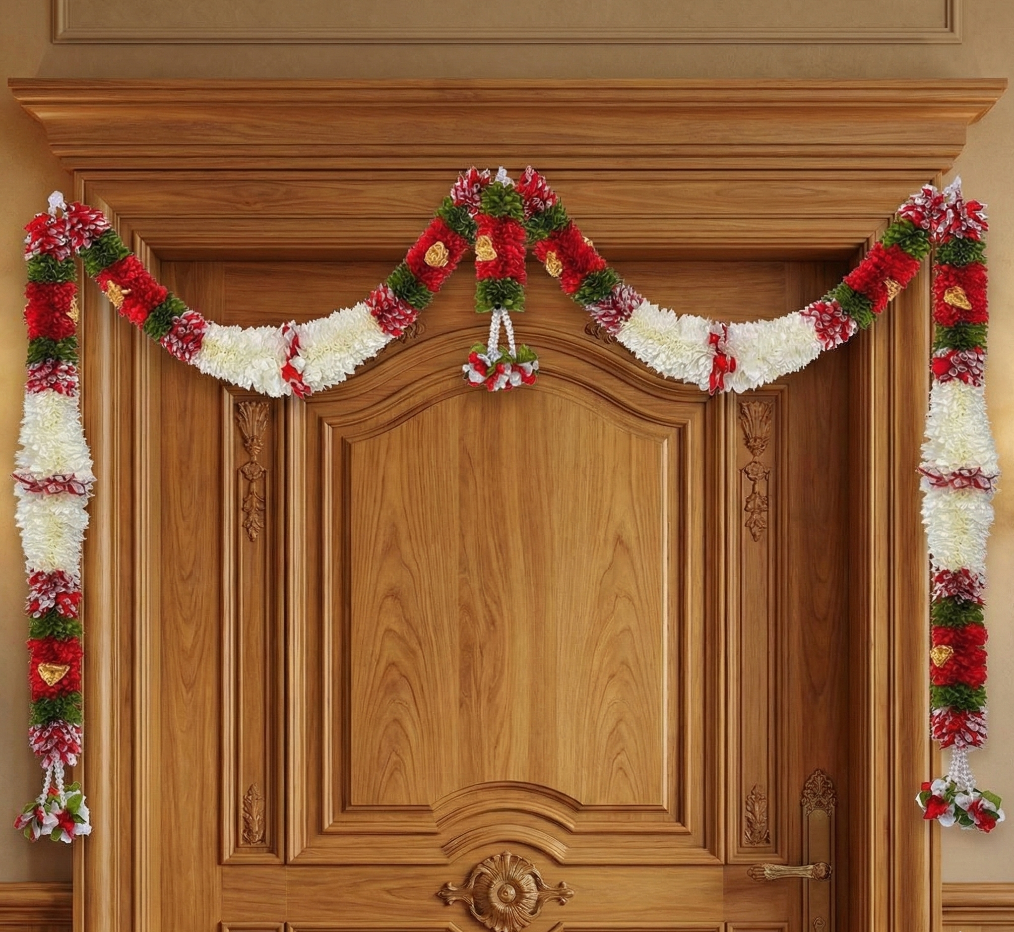 Sooraj Mukhi Doorset Toran Maroon