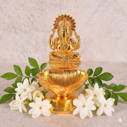 GANESH DIYA GOLDEN