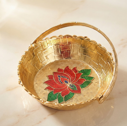 Lotus Basket Minakari Mini