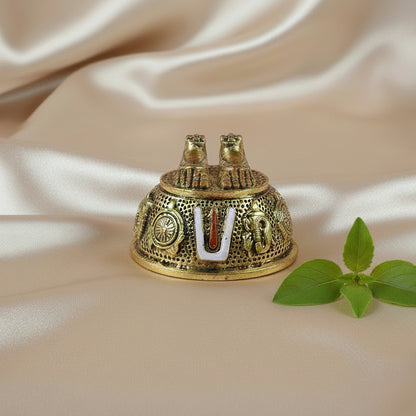 Metal Balaji Charan Golden Antiq