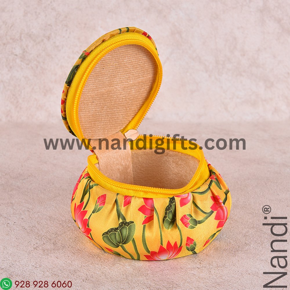 Pichwai Lotus Matka Bangle Box