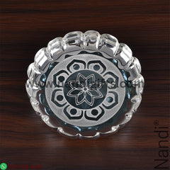 GS PLAIN ENGRAVE FLOWER PLATE 7