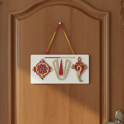 Shanku Chakra Namam Stone Work Hanging