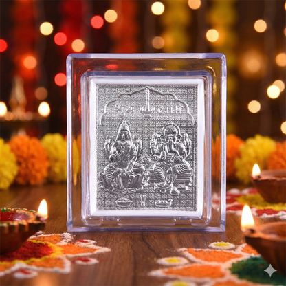 acrylic frame of lakshmi ganesh