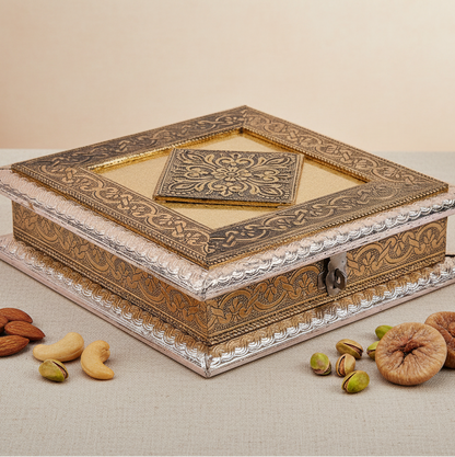 antique dry fruit box return gift 
