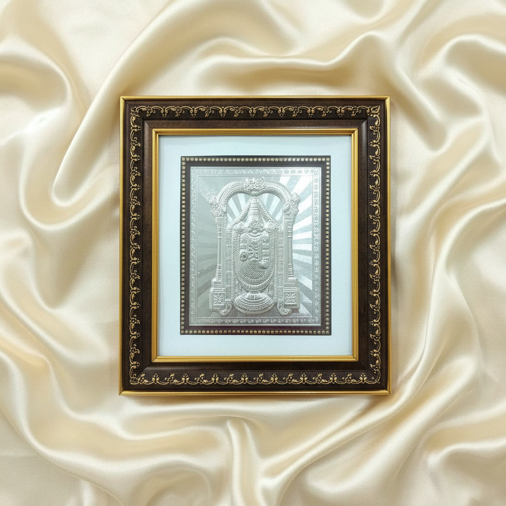 Balaji 999 Silver Photo Frame 10X11 Inch