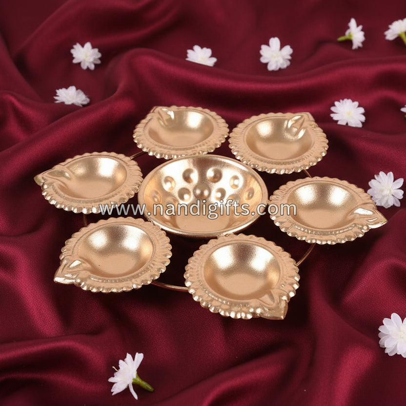 Diya urli Mini - 6 Diya