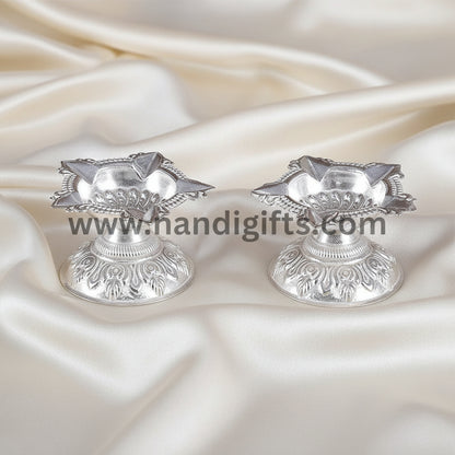 Panchmukhi Niranjan Diya Pair Small