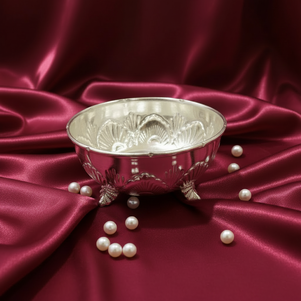 GSB Flower Bowl New With Stand 4Inch