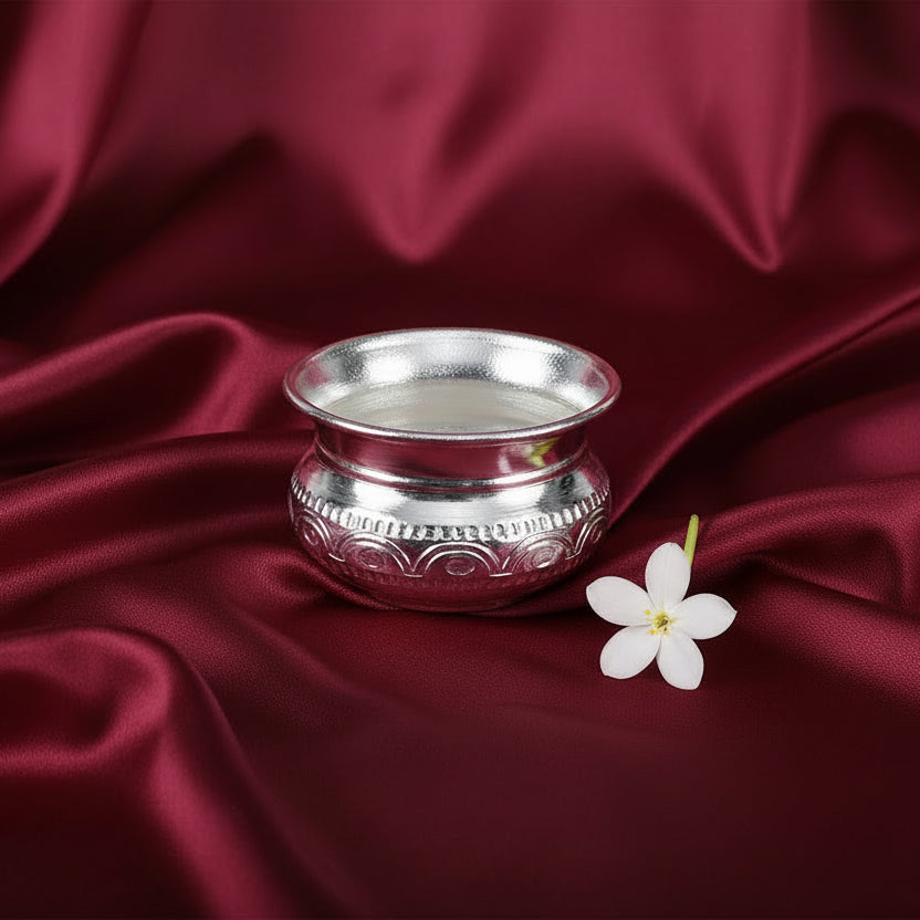 German Silver Matka Bowl New Small