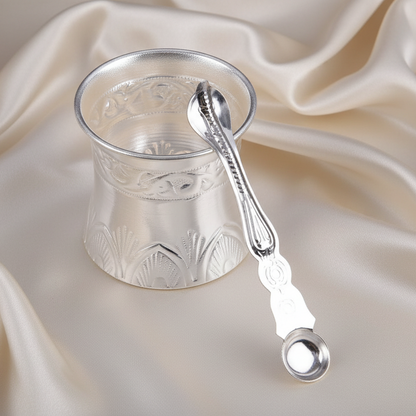 German Silver Panchapatra set