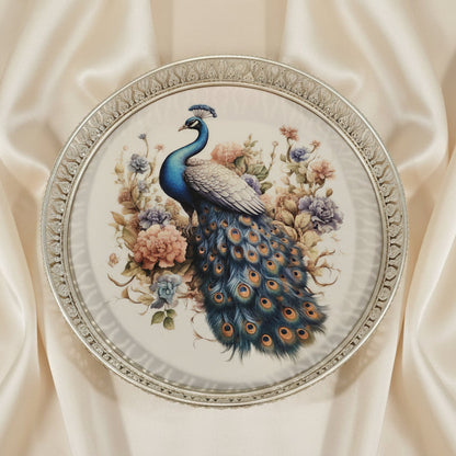 GS Pichwai Plate 12 Inch Assorted Prints