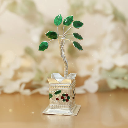 can we keep silver tulsi plant inside the house GSB Minakari Tulsi Plant 20 – Nandi Gifts