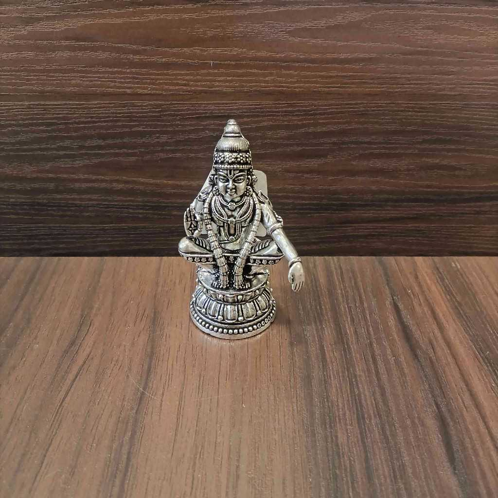 Antiq German Silver Ayappa Idol 3Inch