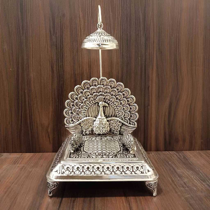 Antiq German Silver Singasan Square 4.5 Inch