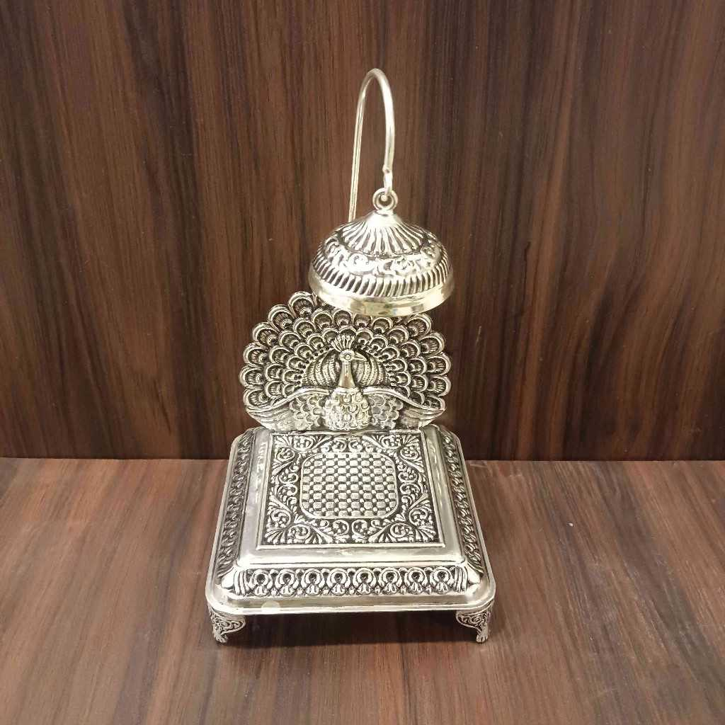 Antiq German Silver Singasan Square 4.5 Inch