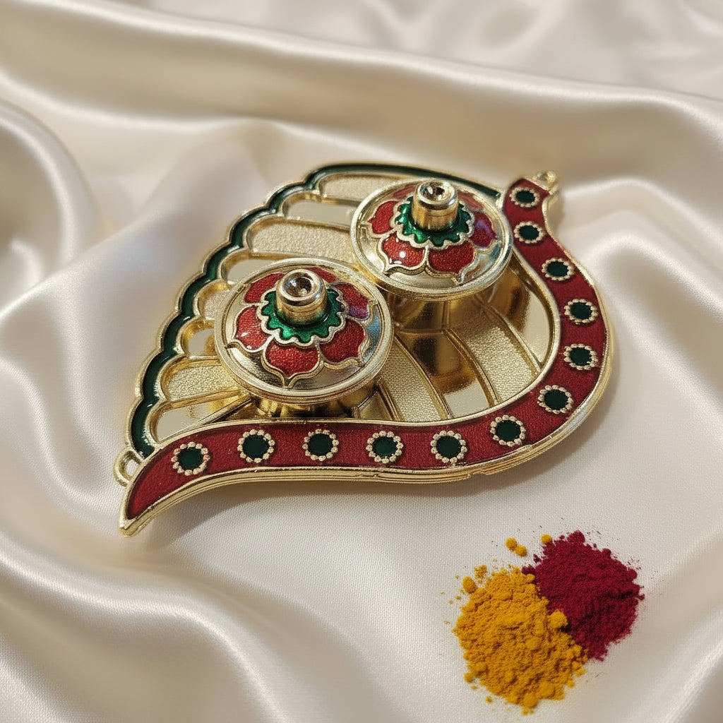 Mina Kumkum Plate Leaf