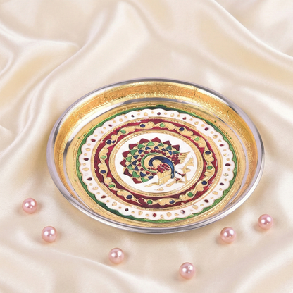 minakari pooja thali pooja decor