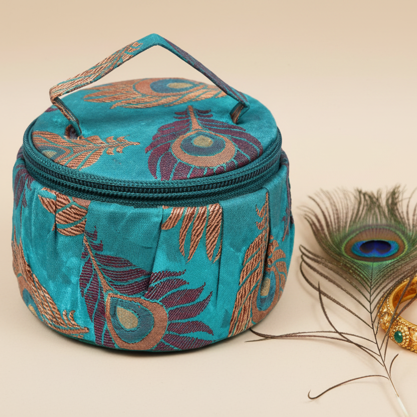 peacock feather bangle box 