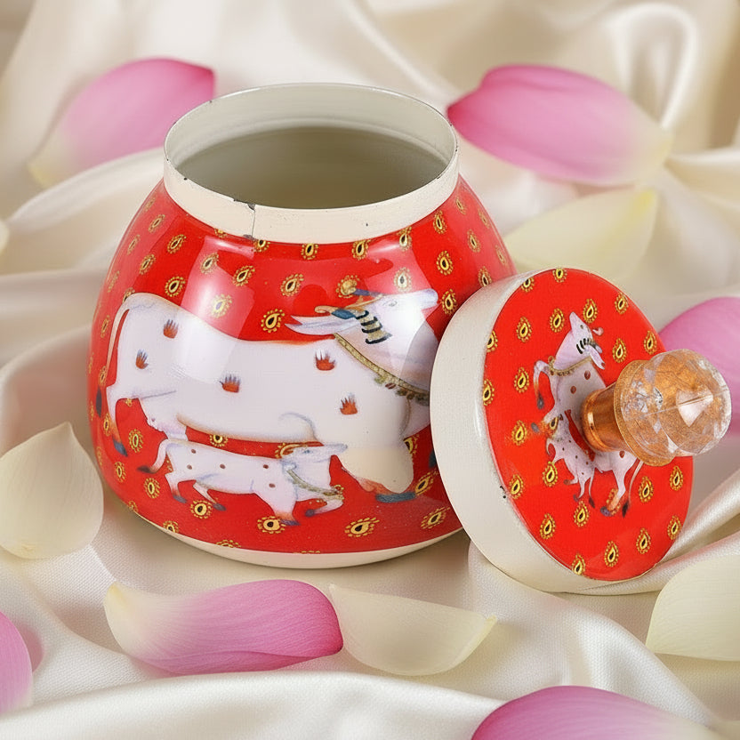 PICHWAI PRINT MATKA JAR METAL