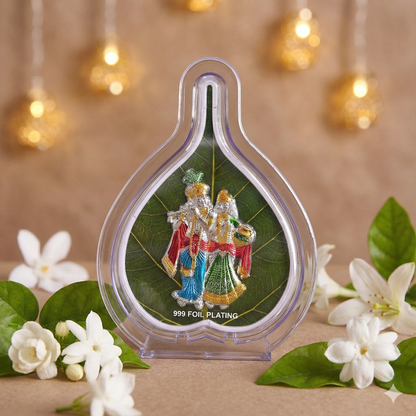 radha krishna coloured photo frame divine gifts