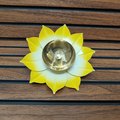 LOTUS DIYA MINI YELLOW