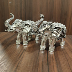 GS Antiq Elephant 5 Inch Pair